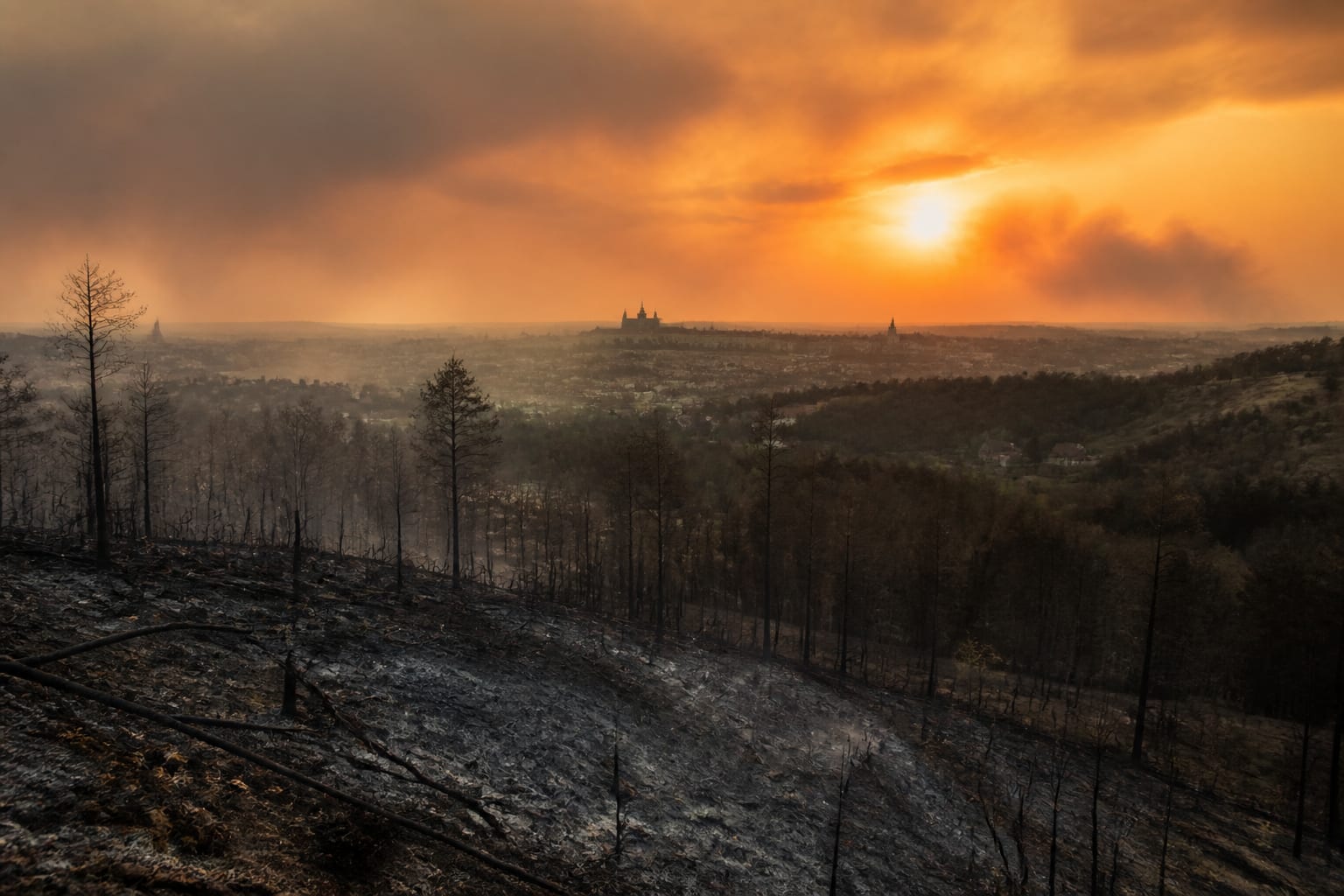 Incendiile de vegetație devastează Europa. Peste 266.000 de hectare arse și 320.000 de evacuări în Franța și Spania