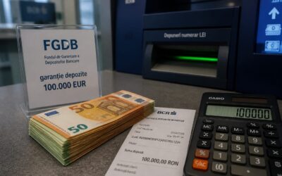 Garanția depozitelor bancare în România: plafon de 100.000 de euro per deponent la fiecare bancă