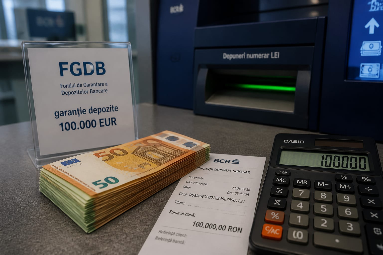 Garanția depozitelor bancare în România: plafon de 100.000 de euro per deponent la fiecare bancă
