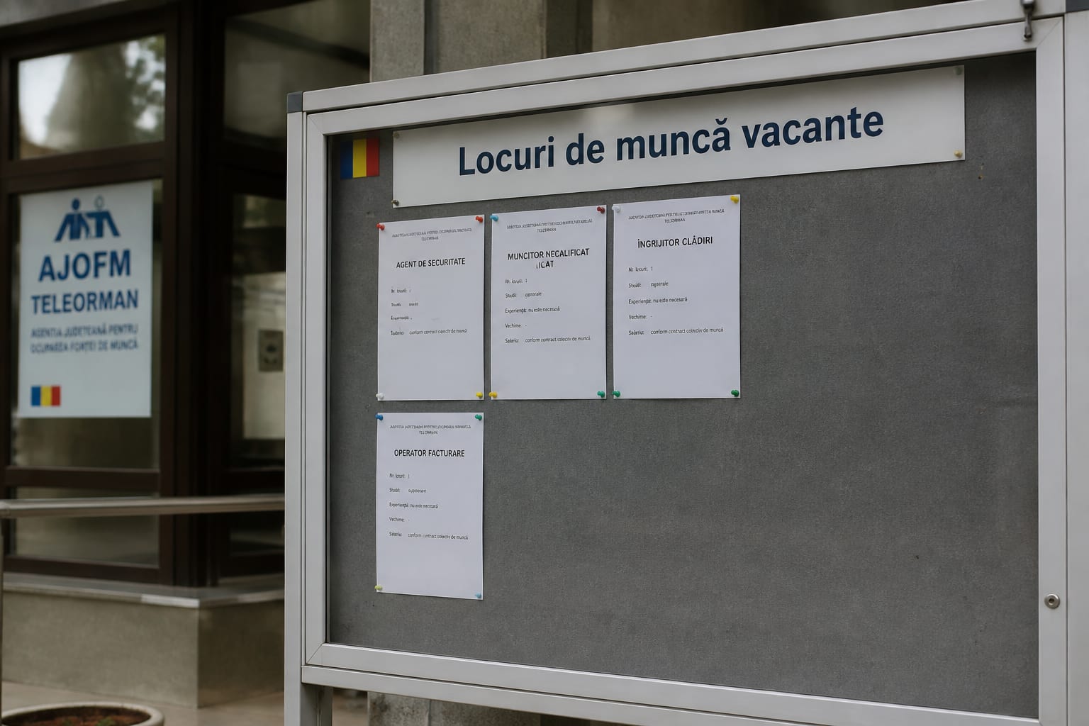 Numărul de locuri de muncă vacante în România a atins minimul ultimului deceniu