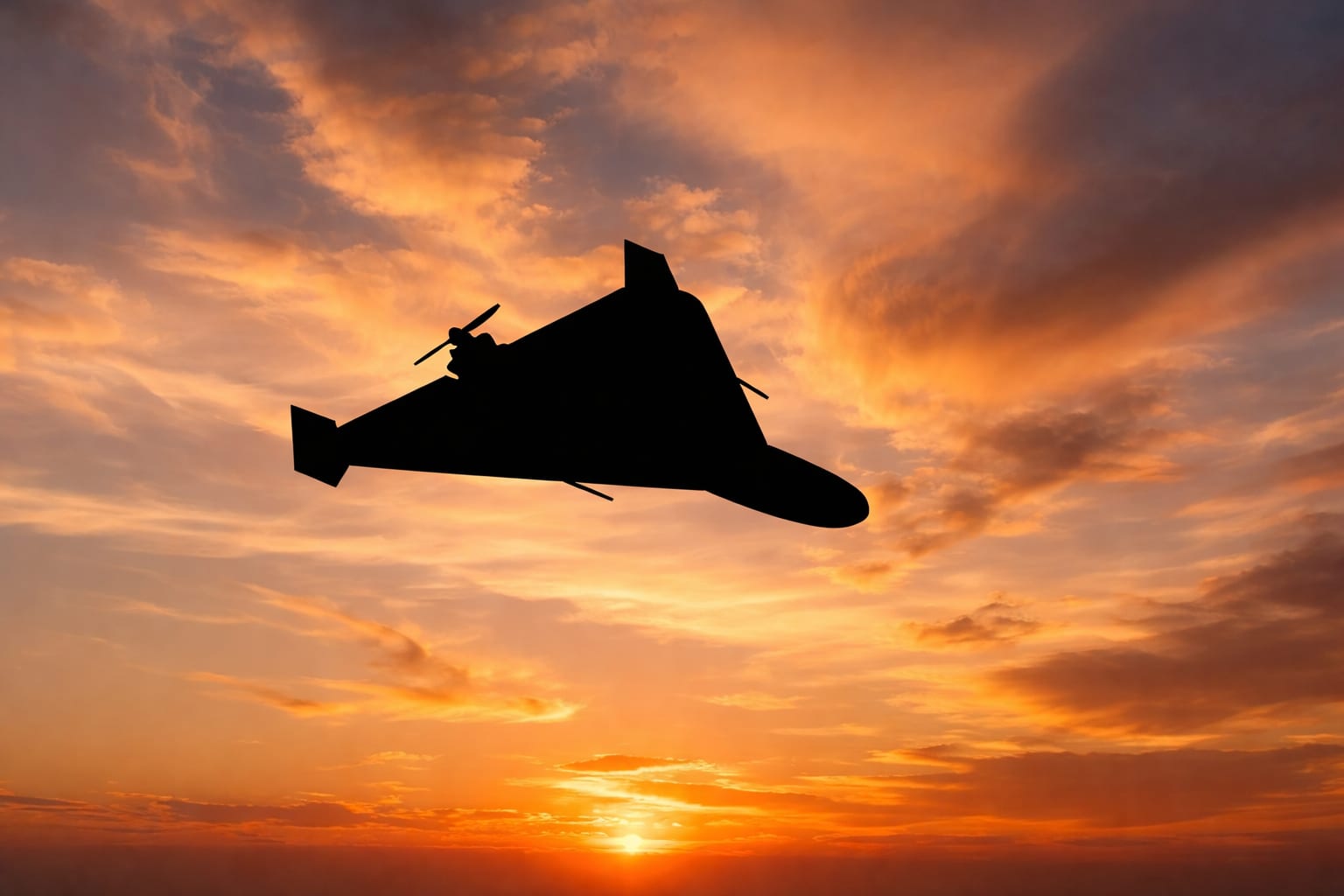 O dronă a pătruns în spațiul aerian al României și a survolat județul Tulcea