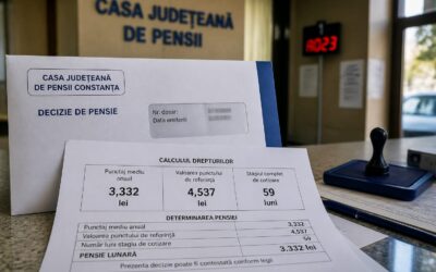 Pensia unei femei din Constanța a fost redusă cu peste 26% pentru o pensionare anticipată cu aproape cinci ani