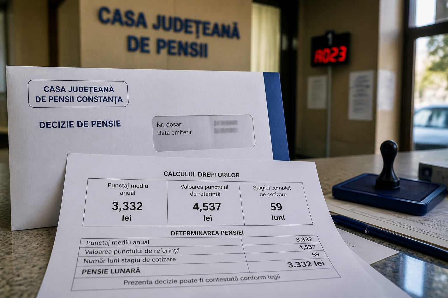 Pensia unei femei din Constanța a fost redusă cu peste 26% pentru o pensionare anticipată cu aproape cinci ani