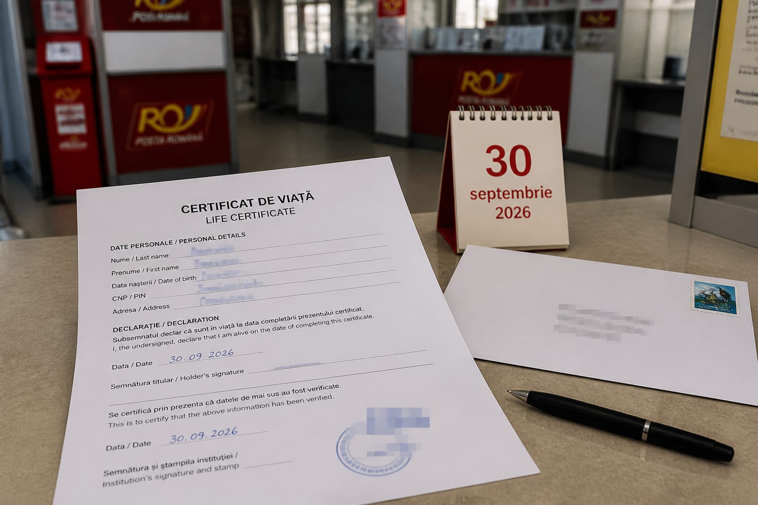 Pensionarii români din străinătate trebuie să trimită certificatul de viață până la 30 septembrie 2026