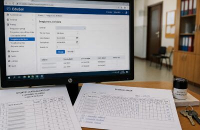 Personalul auxiliar și administrativ din școli își păstrează concediul integral pentru 5 iunie și 5 octombrie