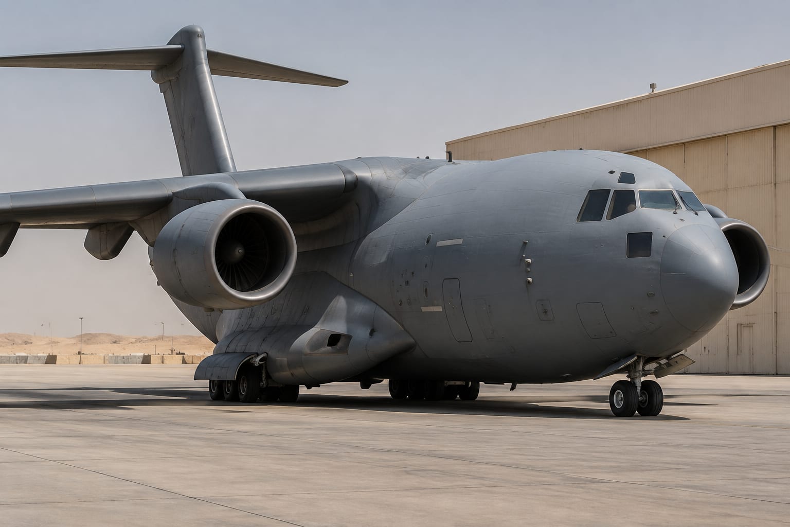 Avion de transport militar la Riyadh